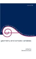 Geometry and Complex Variables