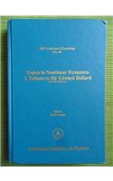 Topics in Nonlinear Dynamics