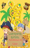 Labyrinth-Rätsel Aktivitätsbuch für Kinder