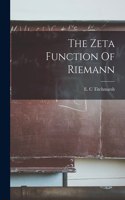 Zeta Function Of Riemann