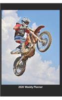 Plan On It 2020 Weekly Calendar Planner - Flying High - Motor Cross Dirt Bike - Extreme Sports: January 2020 thru March 2021 15 Month Dated Agenda Notebook