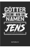Götter erkennt man am Namen - Jens - Notizbuch