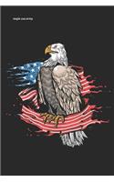 eagle usa army: for 4th of july soldier independence day Lined Notebook / Diary / Journal To Write In 6x9 for Independence Day or 4th of July
