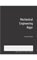 Mechanical Engineering Major Composition Notebook