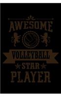 Awesome Volleyball Star Player