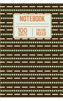 Notebook 100 Sheets College Ruled