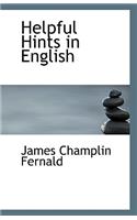 Helpful Hints in English