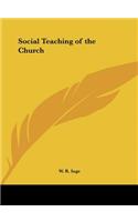 Social Teaching of the Church