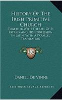 History Of The Irish Primitive Church