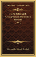 Horti Botanici R. Archigymnasii Mutinensis Historia (1842)