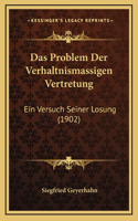 Das Problem Der Verhaltnismassigen Vertretung