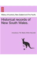Historical records of New South Wales.