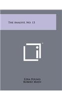 The Analyst, No. 13