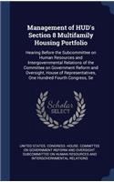 Management of HUD's Section 8 Multifamily Housing Portfolio