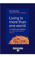 Living in More Than One World: How Peter Drucker's Wisdom Can Inspire and Transform Your Life (Large Print 16pt)