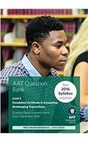 AAT Bookkeeping Transactions: Question Bank