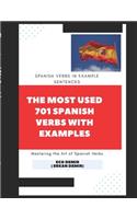 most used 701 Spanish verbs with examples