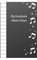 My NoteBook Music Notes