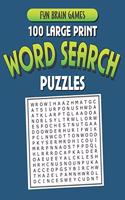 100 Large Print Word Search Puzzles