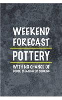 Weekend Forecast Pottery With No Chance Of House, Cleaning Or Cooking