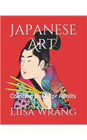 Japanese Art: Coloring Book for Adults