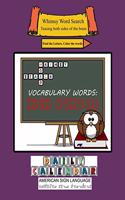 Whimsy Word Search, High School Vocabulary Words - Daily Calendar - in ASL