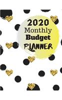 Monthly Budget Planner 2020: Monthly Finance Budget Planner Expense Tracker logbook Bill Organizer Journal Notebook