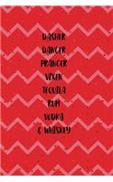 Dasher Dancer Prancer Vixen Tequila Rum Vodka & Whiskey