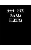 2020 - 2024 5 Year Planner