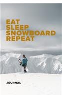 Eat Sleep Snowboard Repeat Journal