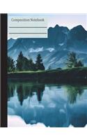 Mountain Lake Landscape Composition Notebook - Blank