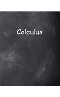 School Composition Book Calculus Chalkboard Style 130 Pages