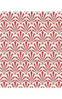 Art Deco Pattern Design School Composition Book 130 Pages