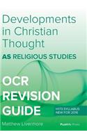 As Developments in Christian Thought