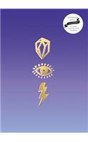 Cosmic Power: Journal with 300 Now Age themed stickers