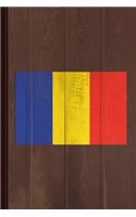 Chad Flag Journal Notebook: Blank Lined Ruled for Writing 6x9 110 Pages