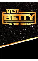 Best Betty in the Galaxy: Draw and Write Journal Writing Drawing Notebook Featuring 120 Pages 6x9