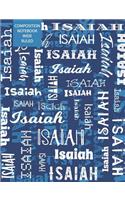 Isaiah Composition Notebook Wide Ruled