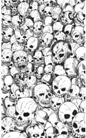 Gathering of Skulls Sketchbook - Black and White