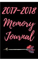 2017-2018 Memory Journal: Blank Lined Journal