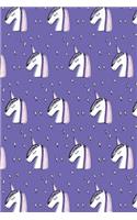 Journal Notebook Sketchy Unicorns Pattern 5: 110 Page Lined and Numbered Journal With Index Pages In Portable 6 x 9 Size, Perfect For Writing, Taking Notes, List Making, Journaling and Doodling