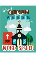 Short Bible Verse Word Search for Kids