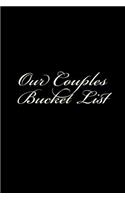 Our Couples Bucket List