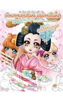 Gourmandises japonaises Coloriage