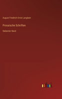 Prosaische Schriften