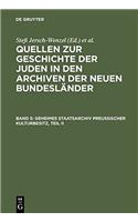 Geheimes Staatsarchiv Preußischer Kulturbesitz, Teil II