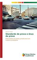 Standards de prova e ônus da prova