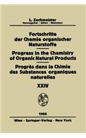 Fortschritte Der Chemie Organischer Naturstoffe / Progress in the Chemistry of Organic Natural Products / Progrès Dans La Chimie Des Substances Organiques Naturelles