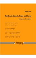 Rhythm in Speech, Prose and Verse