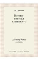 Military-horse service.